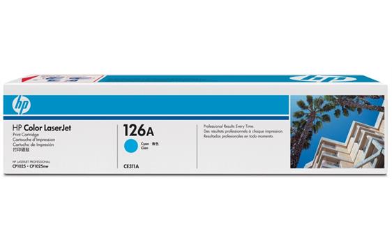 774848 HP CE311A Toner HP CLJ 311A 126A 1K bl&#229; 